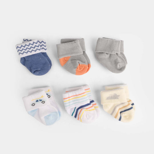 Baby Socks 6Pairs | 0-6M