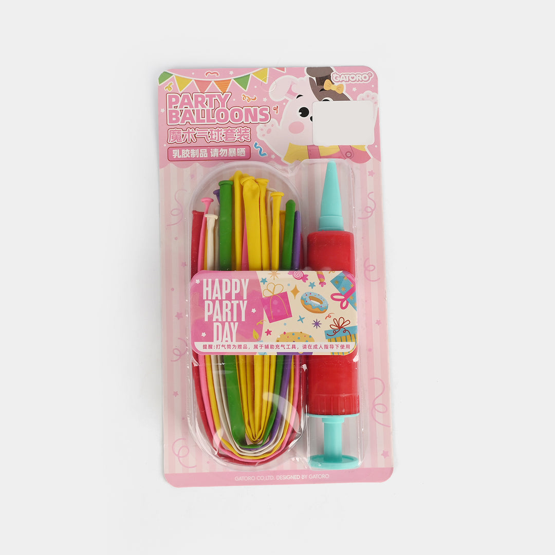 Magic Balloons With Pump