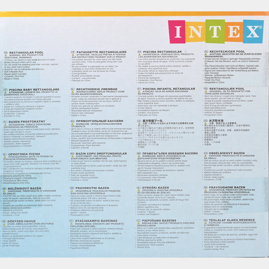 Intex Rectangular Pool Tub