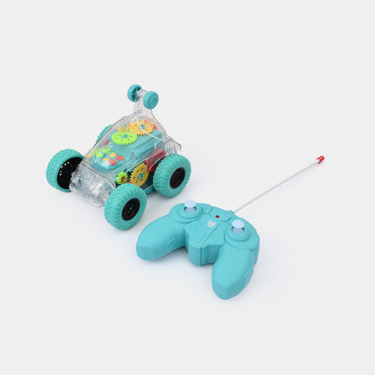 Remote Control Transparent Gear Flip 360 Stunt Vehicle