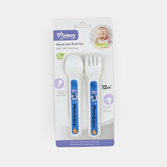 BABY SPOON AND FORK SET | 12M+