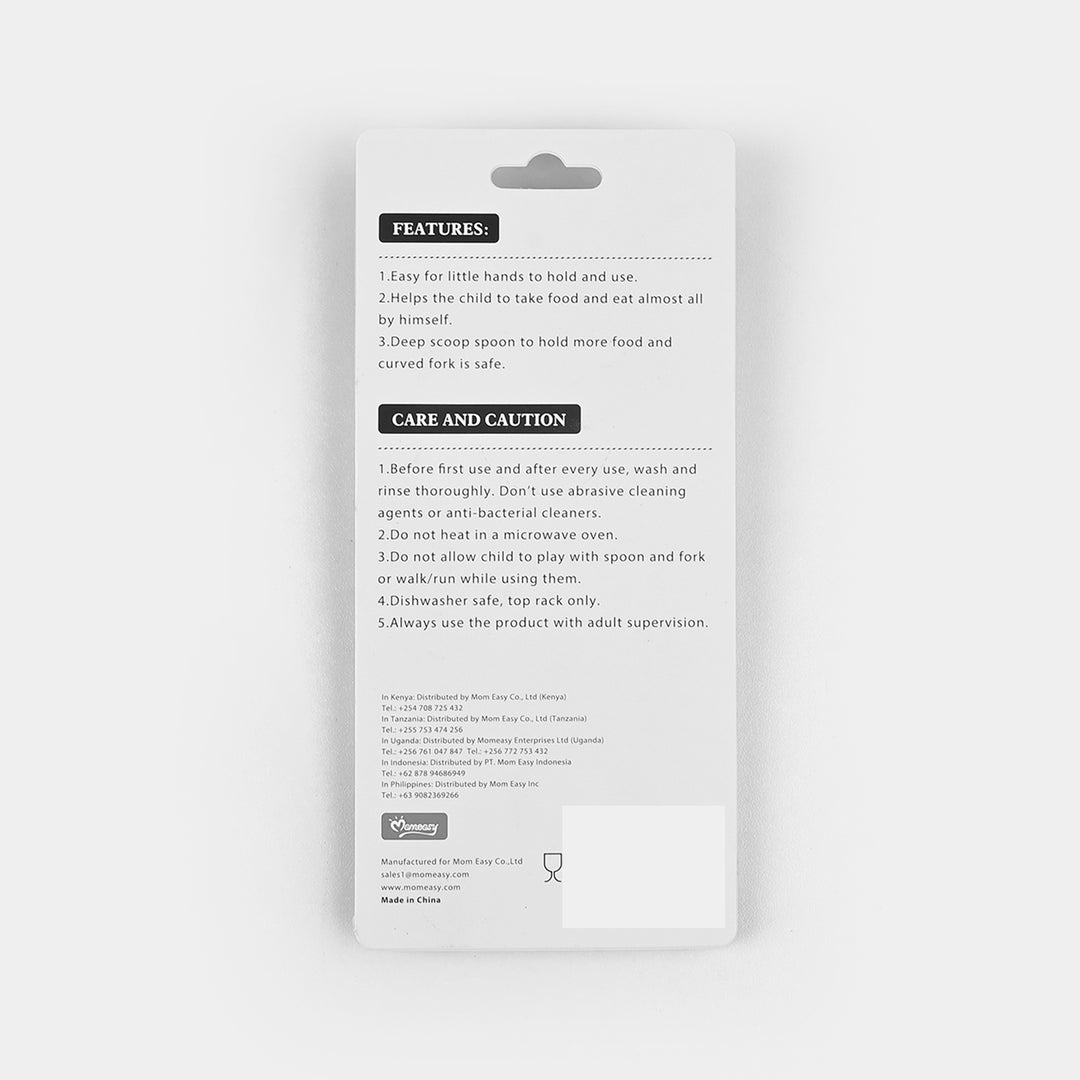 BABY SPOON AND FORK SET | 12M+