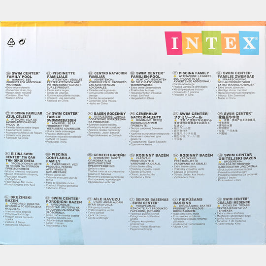INTEX Mandarin Swim Center Family 90" x 60" x 19"
