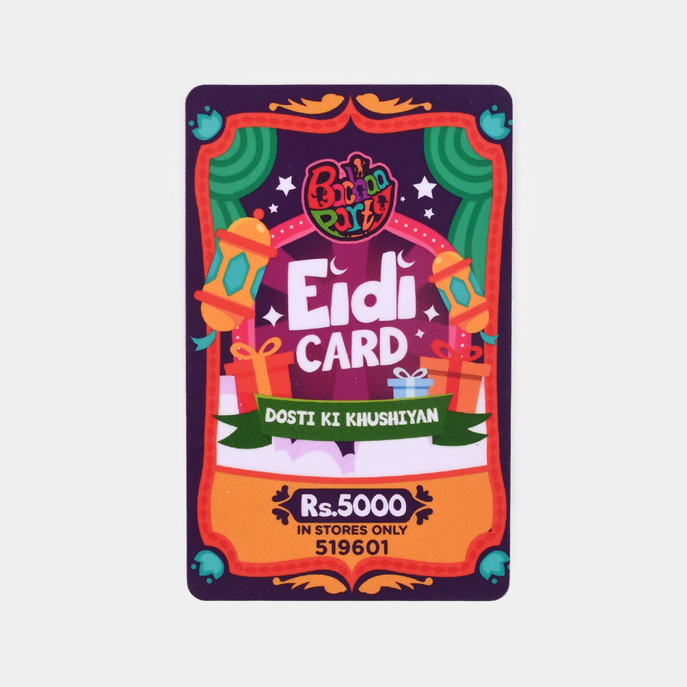 Bachaa Party Eidi Gift Card | In Stores Only | Rs.5000