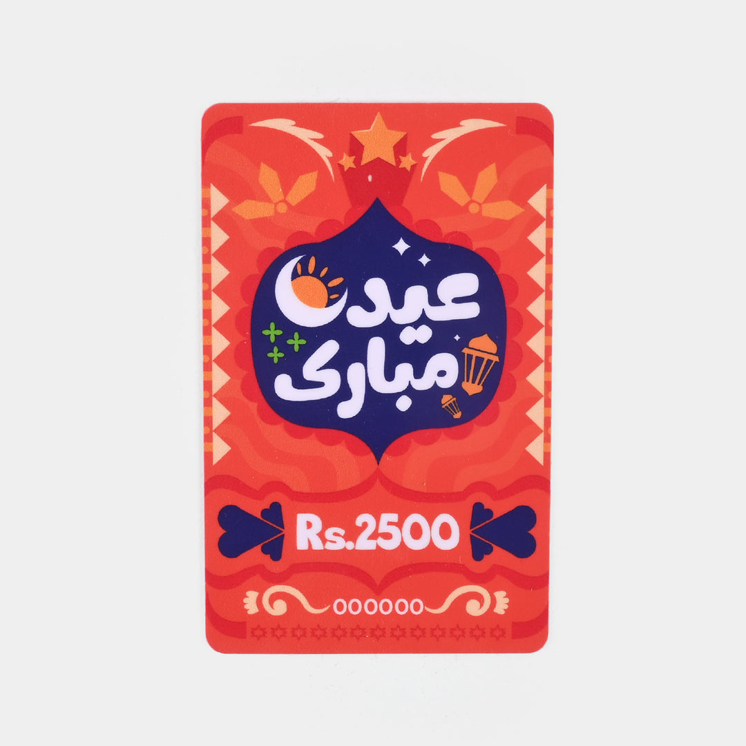 Bachaa Party Eidi Gift Card | In Stores Only | Rs.2500
