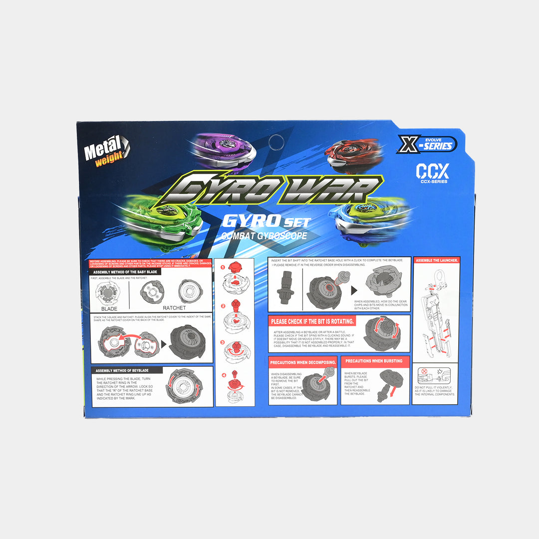 Alloy Gyroscope Beyblade Set
