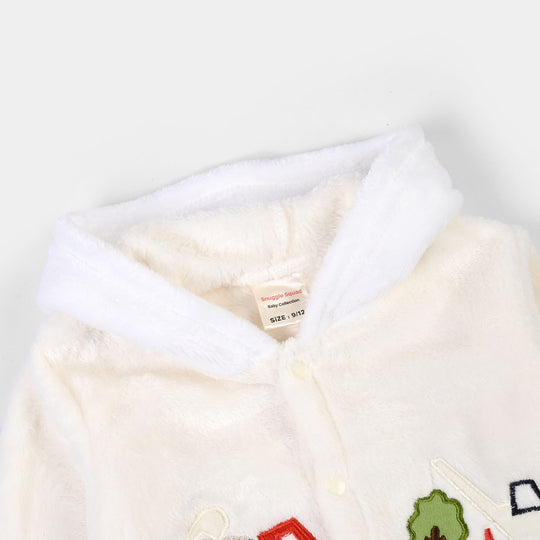 Infant Unisex Sherpa Romper SH112-1P - Off White