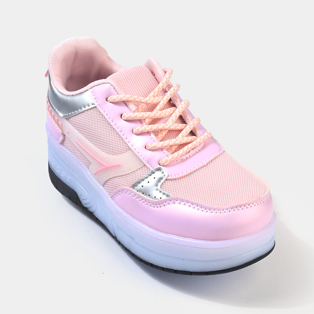 Boys Skate Shoes 116-1-PINK