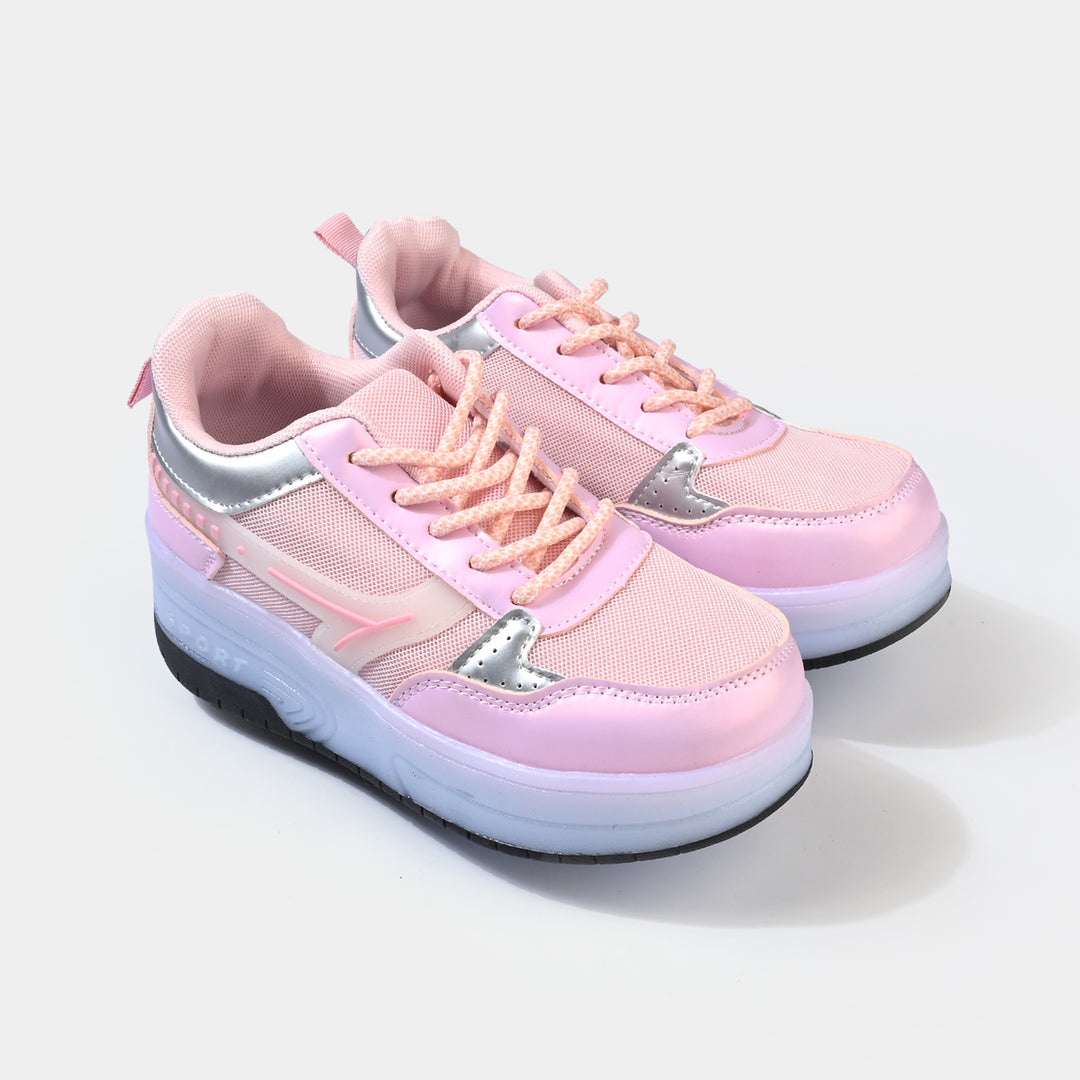 Boys Skate Shoes 116-1-PINK