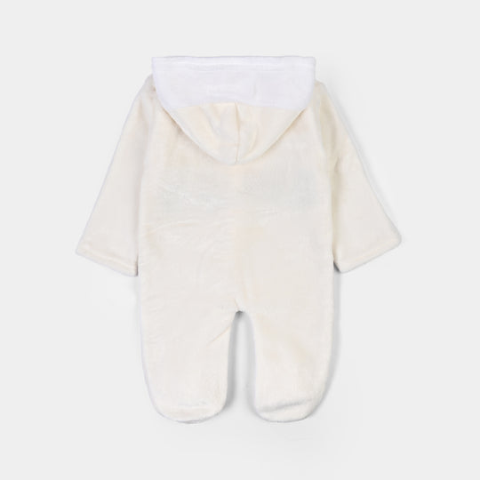 Infant Unisex Sherpa Romper SH112-1P - Off White
