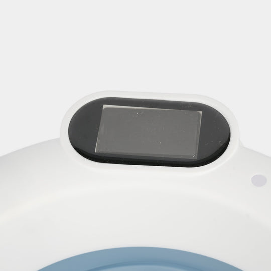 Foldable Baby Bath Tub with Thermometer | 8180-Blue
