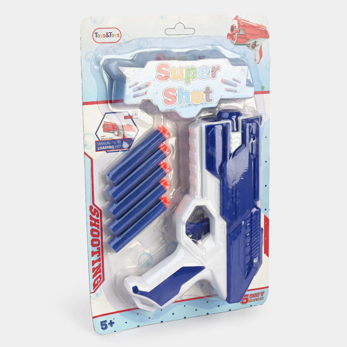 Soft Dart Target Toy -Blue