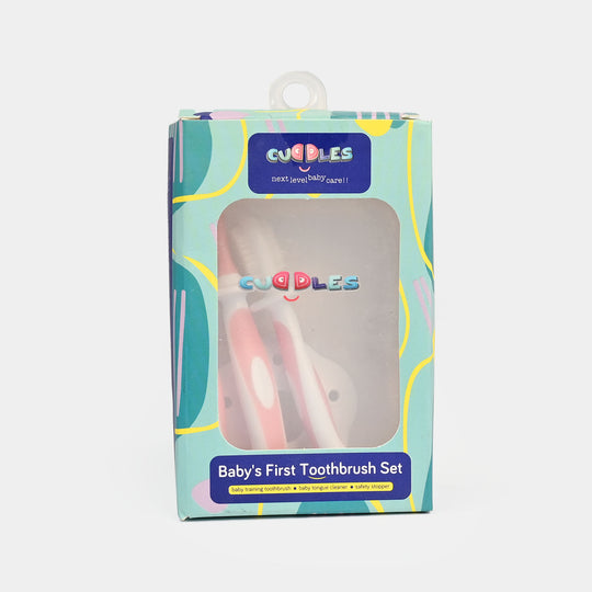 Cuddles Baby First Toothbrush Set