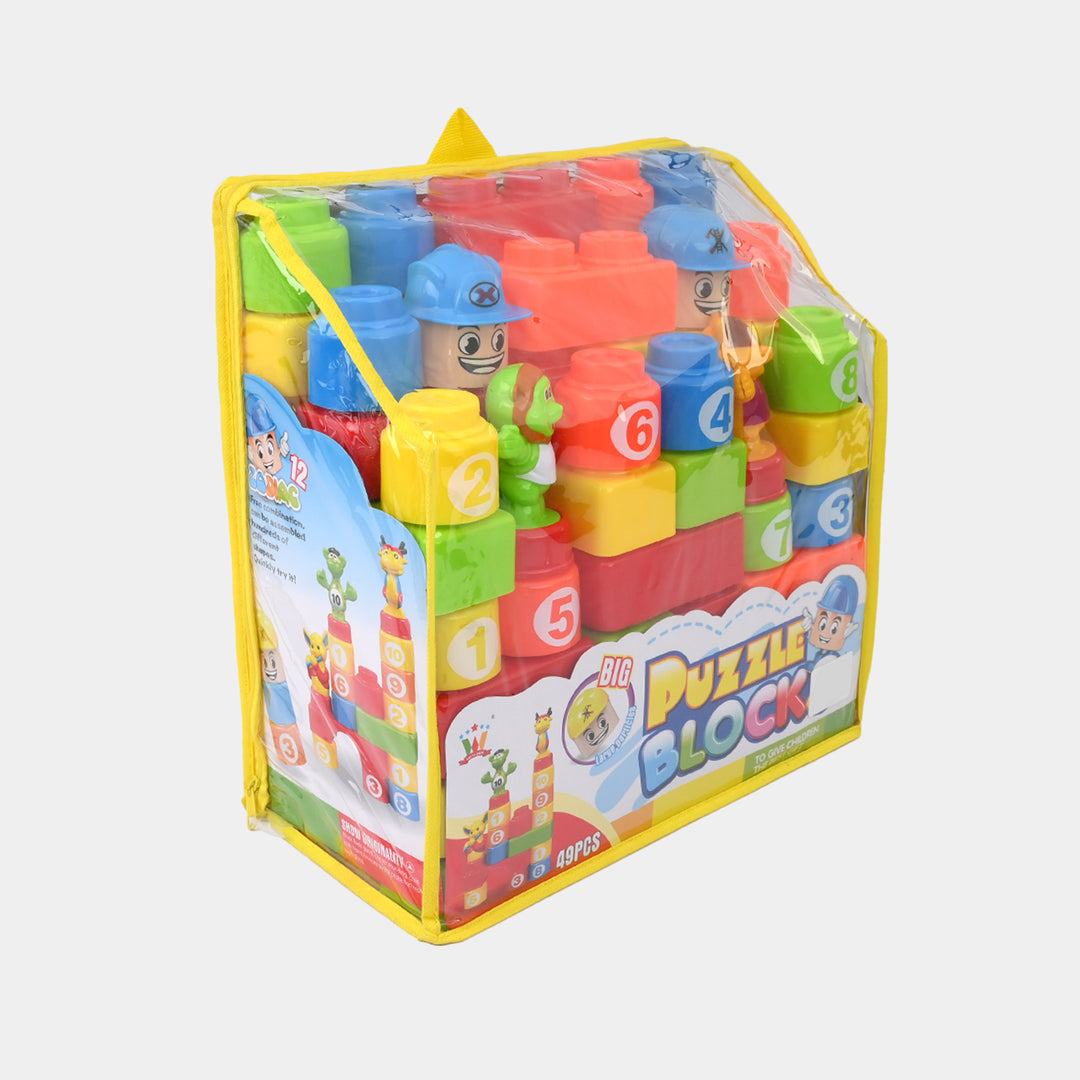 Big Puzzle Building Blocks Set