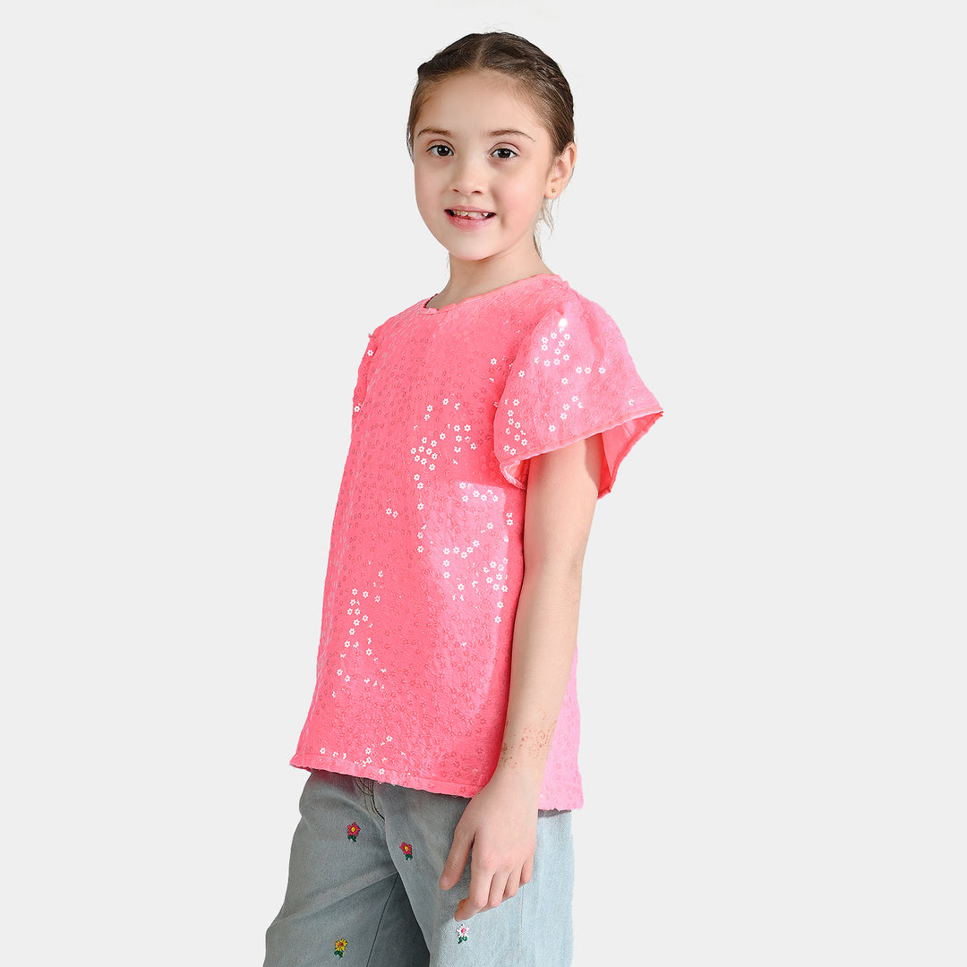 Girls Sequence Casual Top Sitara