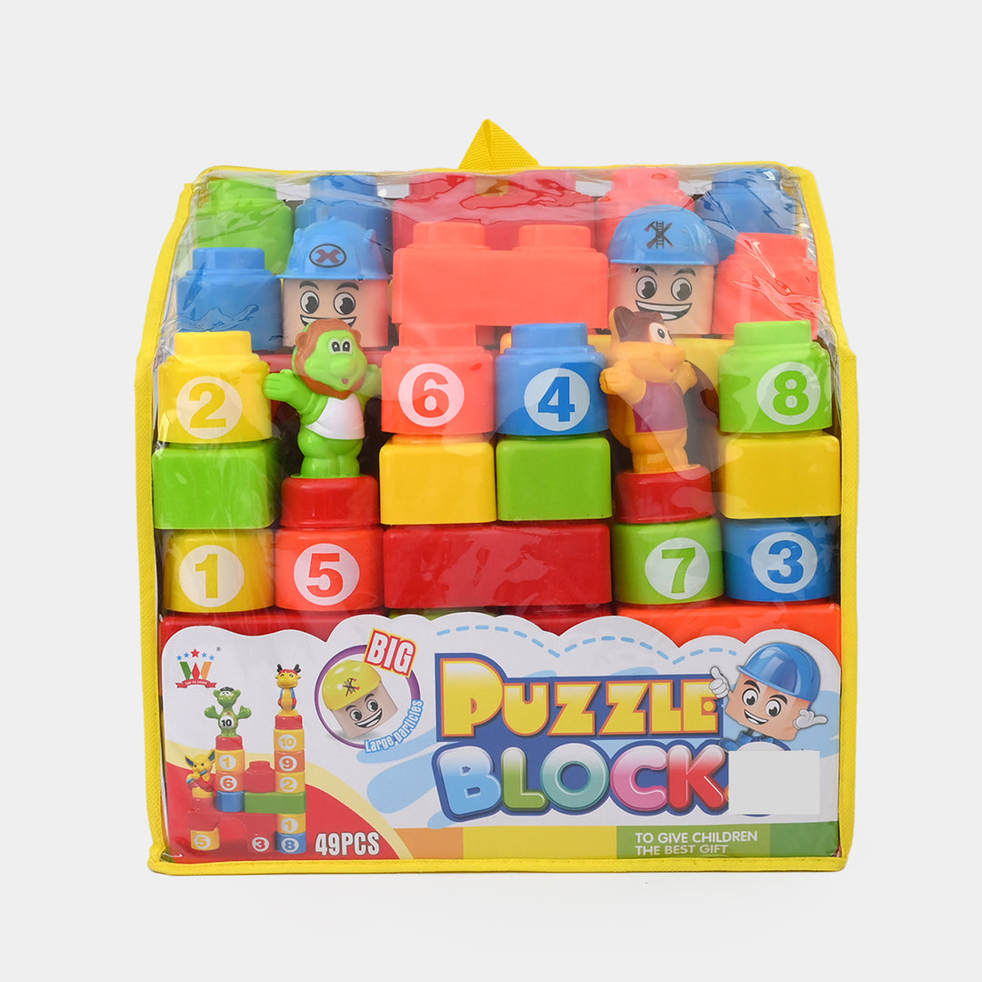 Big Puzzle Building Blocks Set