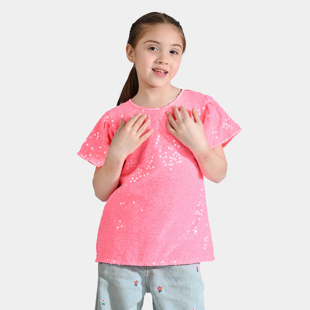 Girls Sequence Casual Top Sitara