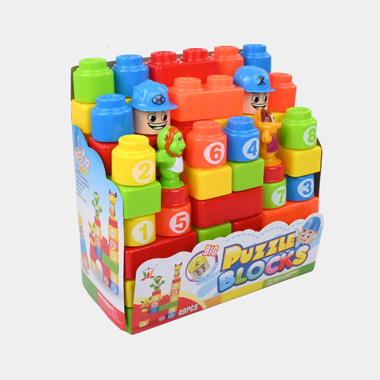 Big Puzzle Building Blocks Set
