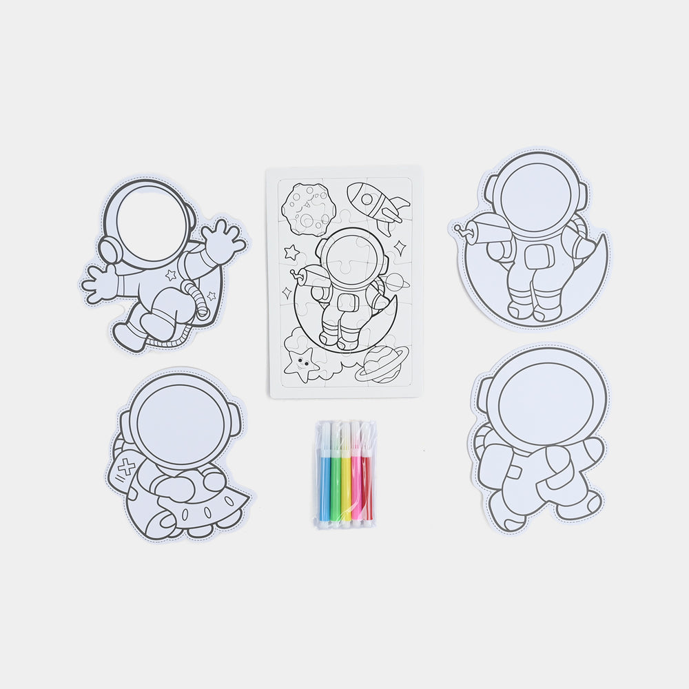 DIY Color-Your-Own Cutouts & Marker Set
