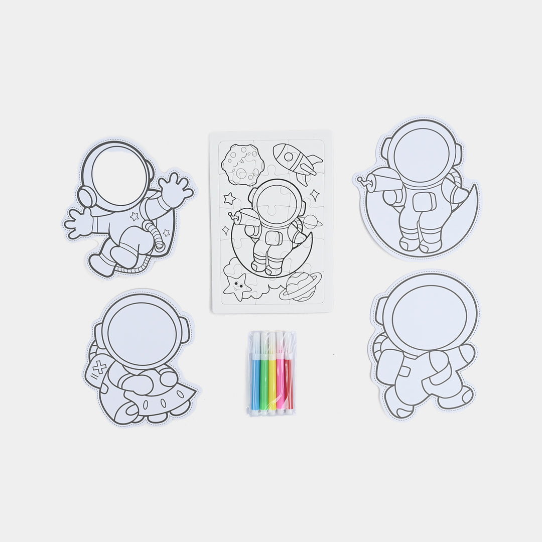 DIY Color-Your-Own Cutouts & Marker Set