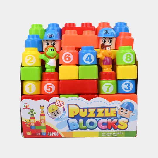 Big Puzzle Building Blocks Set
