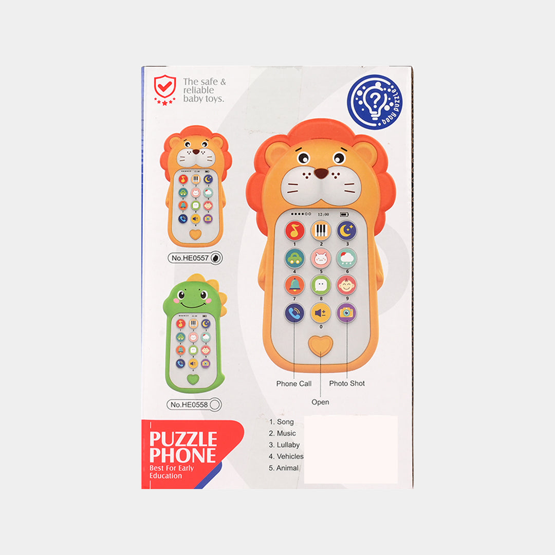 Lion Phone With Light & Music For Kids