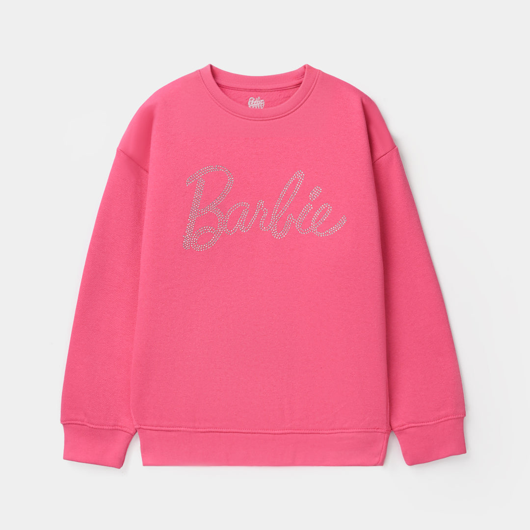 Girls Fleece 2 Piece Suit-Pink