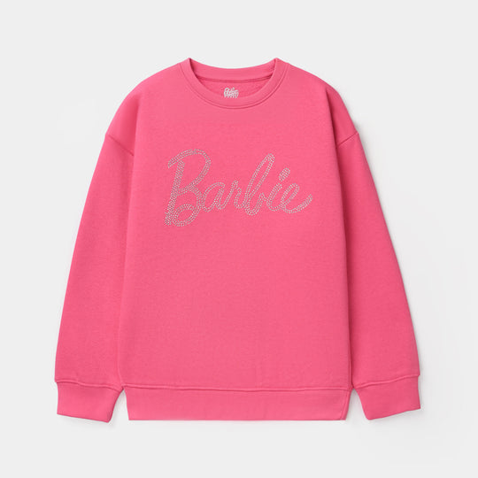 Girls Fleece 2 Piece Suit-Pink