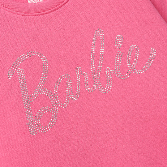 Girls Fleece 2 Piece Suit-Pink