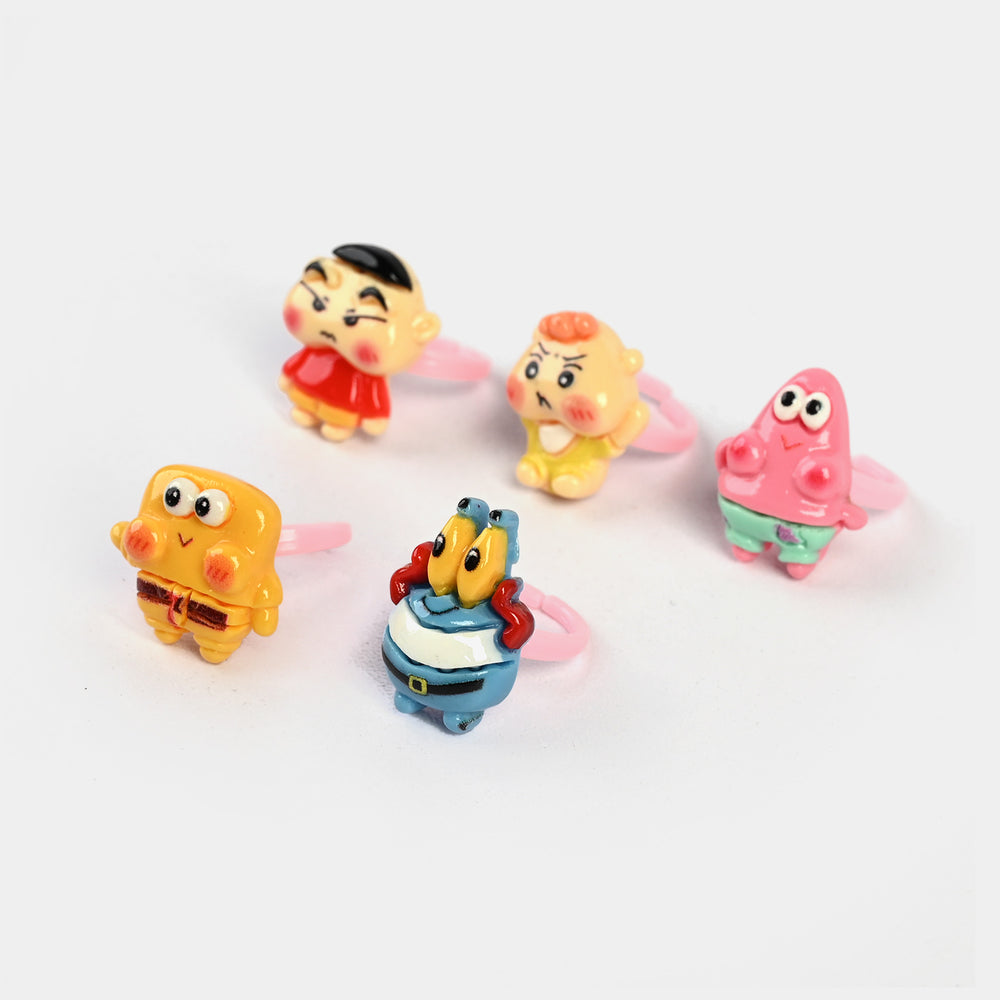 Cute Mix Colorful Finger Rings For Kids