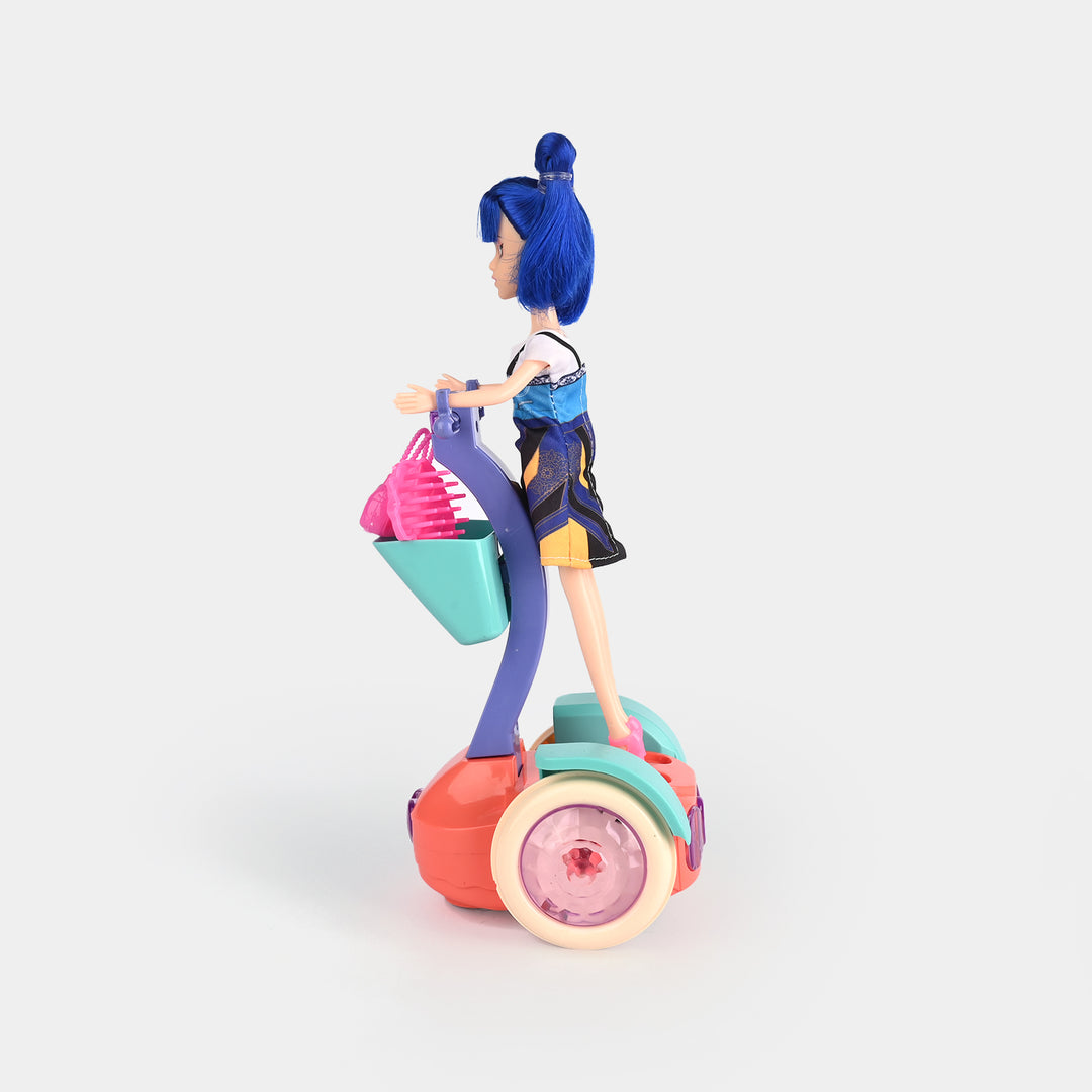 Electric Balancing Doll Car with Light & Music