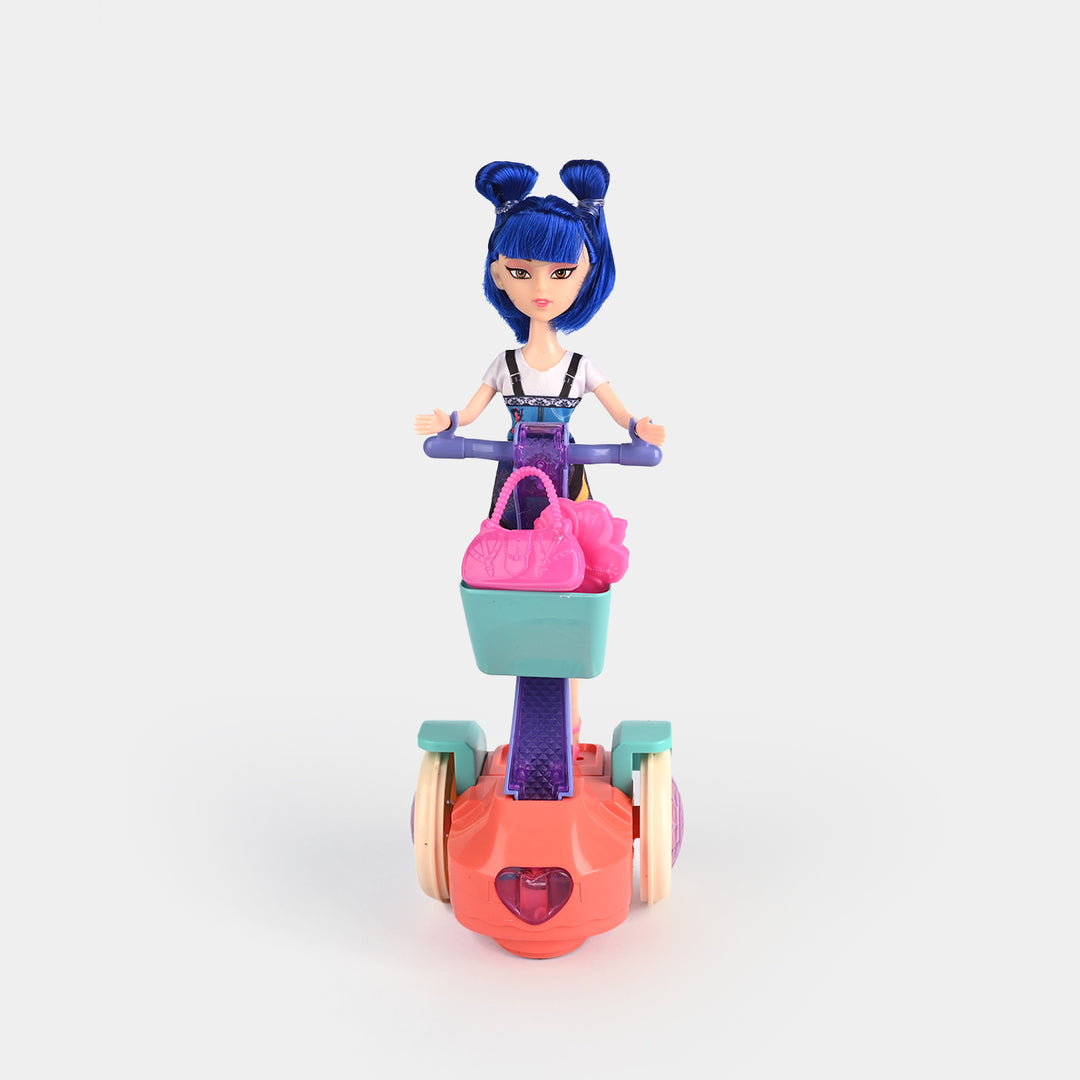 Electric Balancing Doll Car with Light & Music