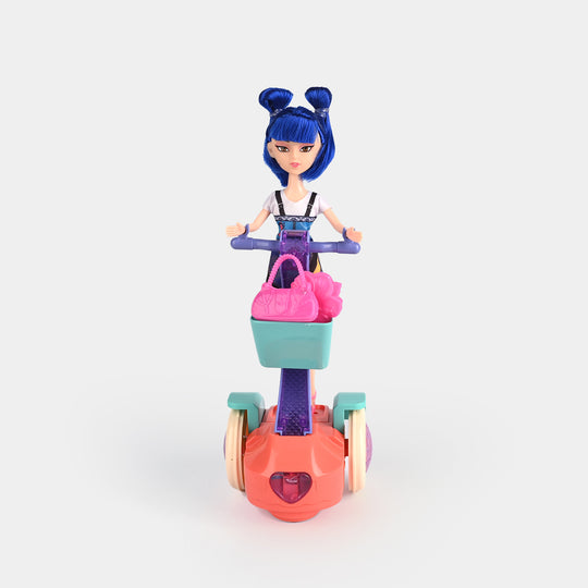 Electric Balancing Doll Car with Light & Music
