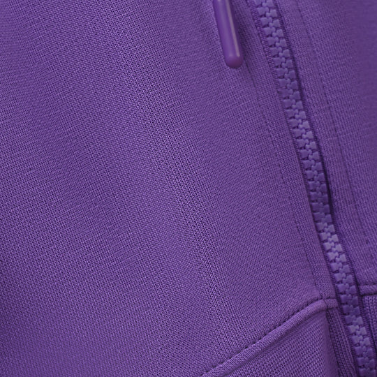 Infant Girls Fleece Knitted Jacket-Purple