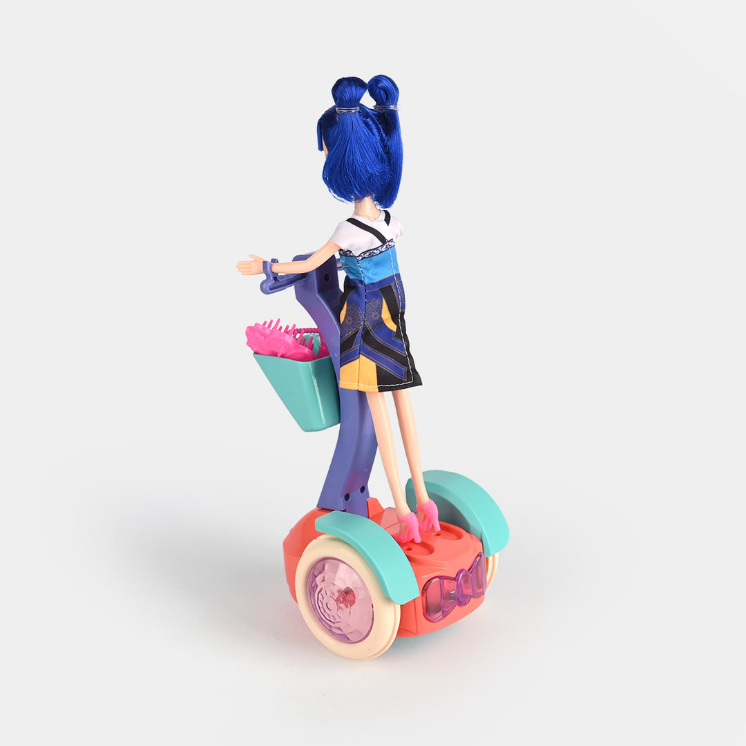 Electric Balancing Doll Car with Light & Music