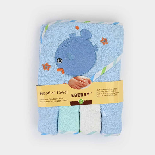 Bath+Face Towel 4Pcs Set