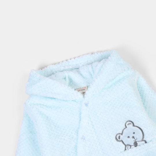 Infant Unisex Sherpa Romper Fl245-1P - BLUE