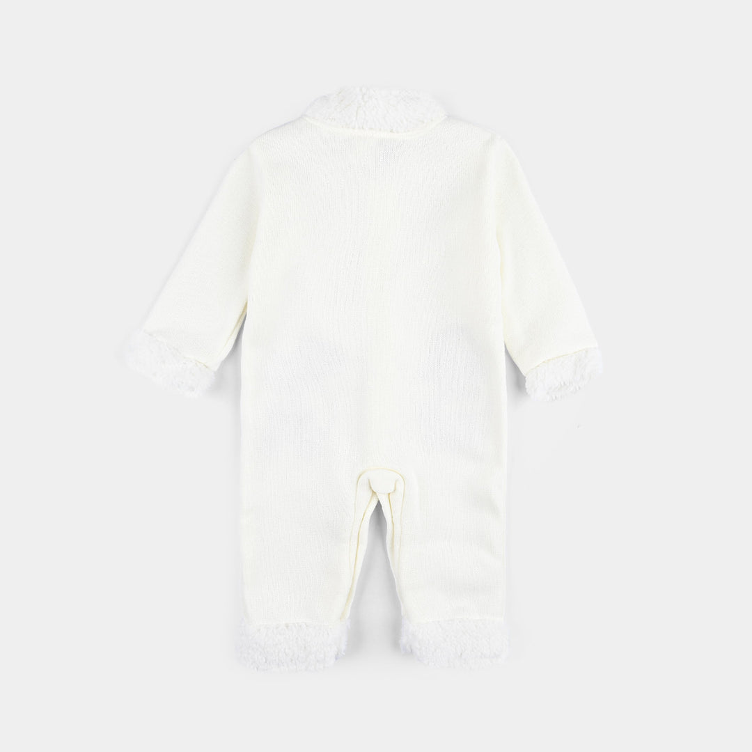 Infant Unisex Romper-Off.White