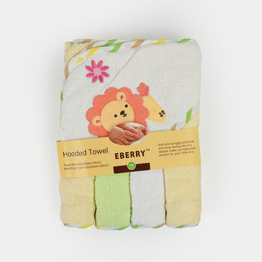 Bath+Face Towel 4Pcs Set