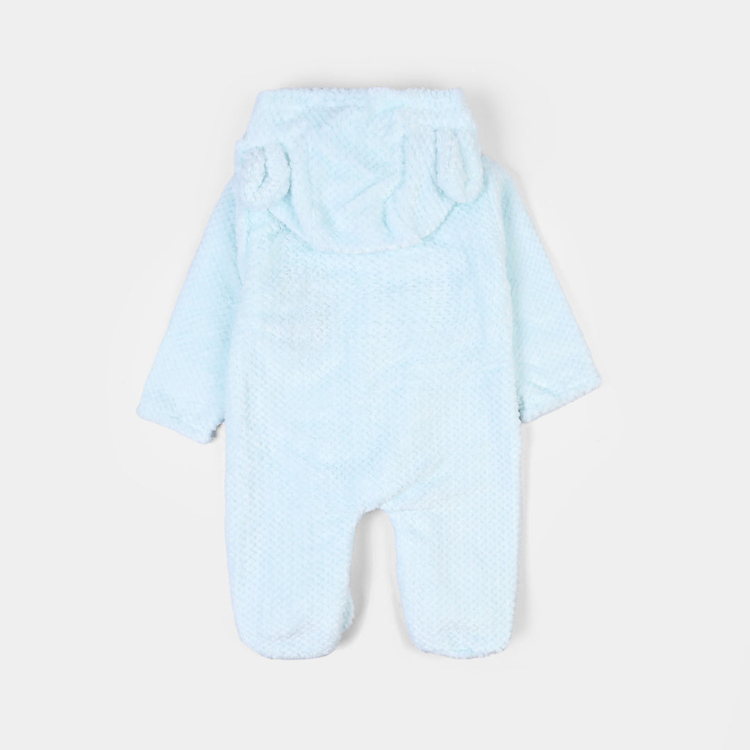 Infant Unisex Sherpa Romper Fl245-1P - BLUE