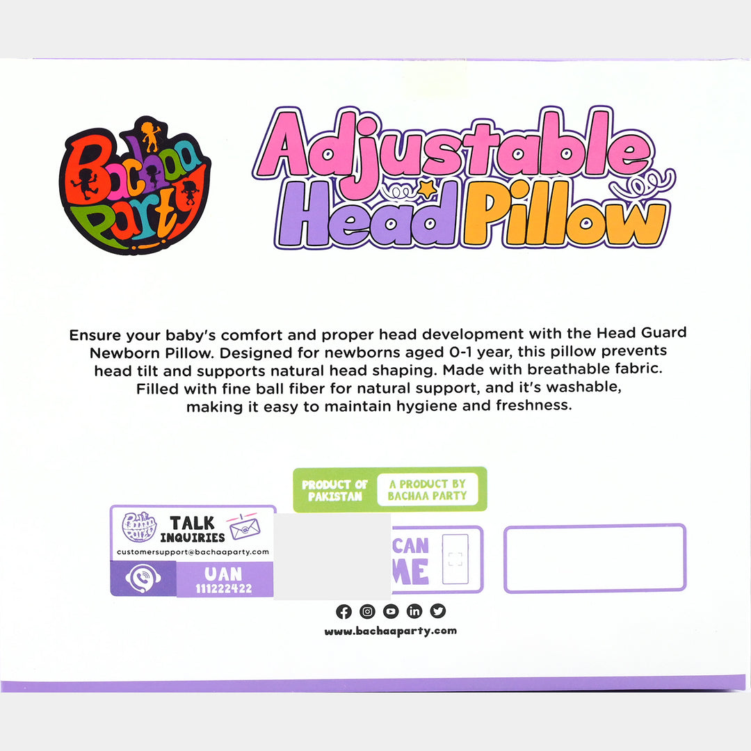 Adjustable Baby Head Support Pillow | 0M+