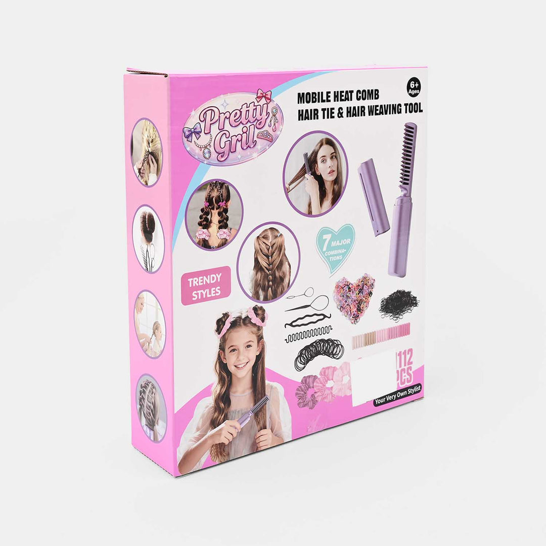 Dual Small Roller Straightener Comb Set