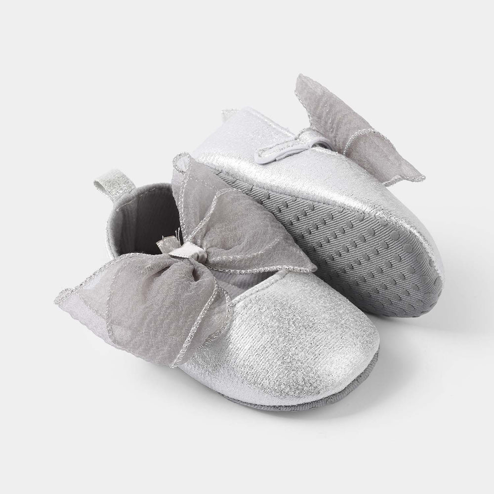 Girls Shoes C-702-SILVER