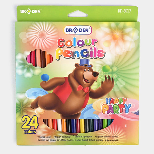 Braden Elephant Pencil Color - 24 Pcs