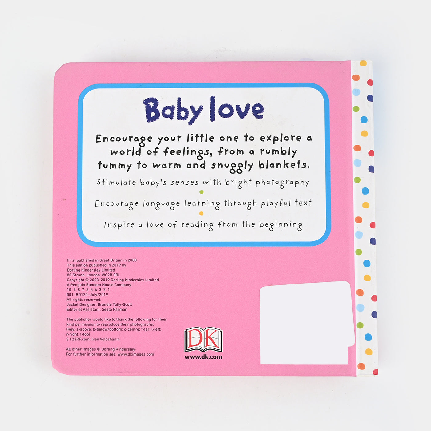 Educational Baby Love My Soft Teddy Board Book