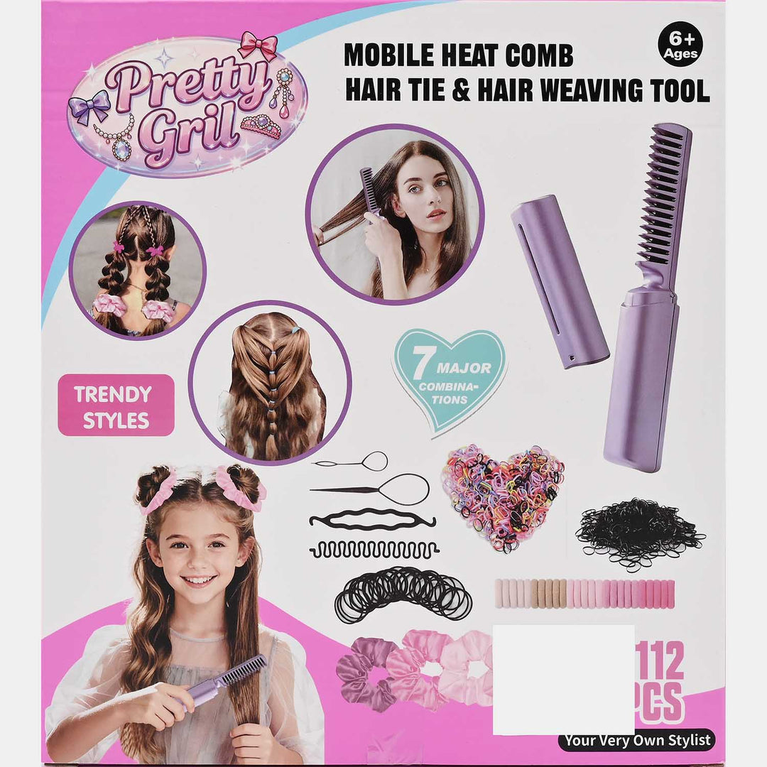 Dual Small Roller Straightener Comb Set