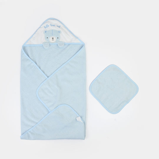 Hooded Bath Towel With Face Towel