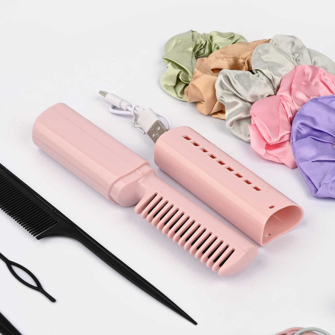 Dual Small Roller Straightener Comb Set