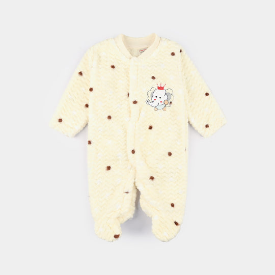 Infant Unisex Romper-Cream