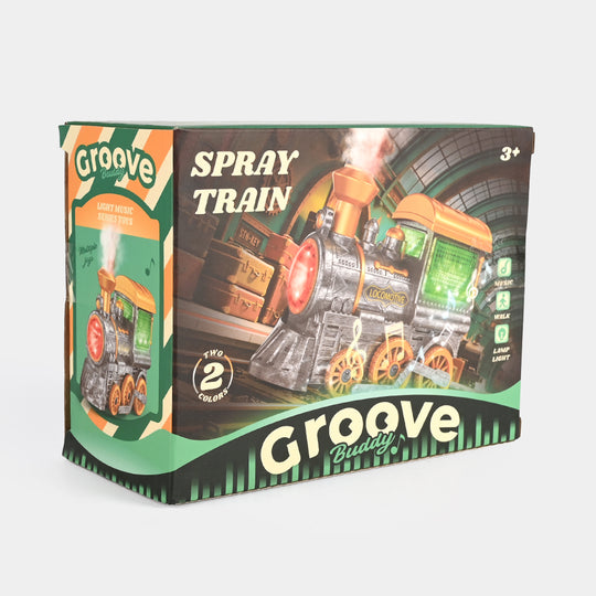 Universal Electric Spray Train with Light & Music